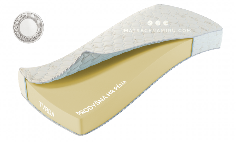 Kvalitní matrace Silver s potahem Boston - Délka matrace: 200 cm - nejčastější, Šířka matrace: 90 cm - nejčastější, Výška matrace - by měla přesahovat rám postele alespoň o 5 cm.: Vlastní rozměr - napište do Poznámky na konci objednávky